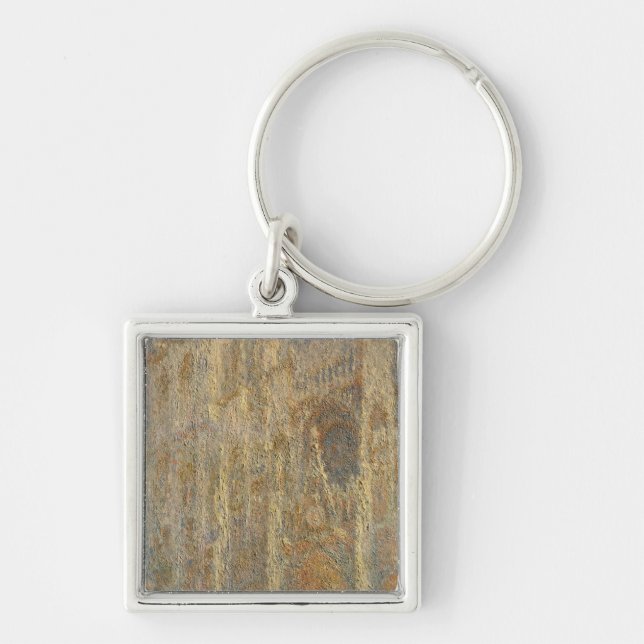Claude Monet | Rouen Cathedral, Midday, 1894 Key Ring (Front)