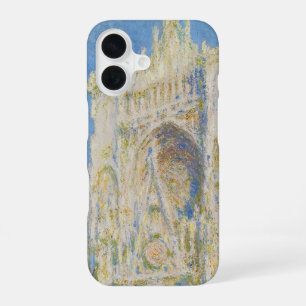 Claude Monet Rouen Cathedral Portal Morning Light iPhone 16 Case