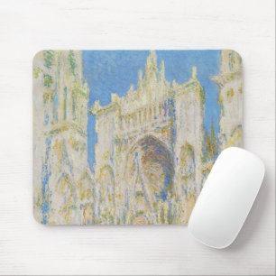 Claude Monet Rouen Cathedral Portal Morning Light Mouse Pad