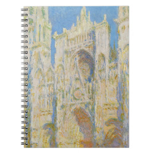 Claude Monet Rouen Cathedral Portal Morning Light Notebook