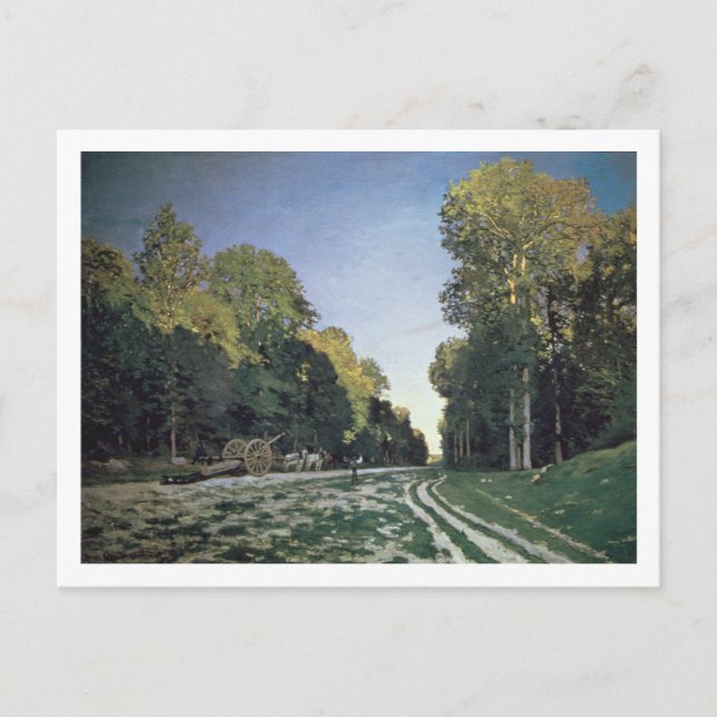 Claude Monet | Route de Chailly, Fontainebleau Postcard (Front)