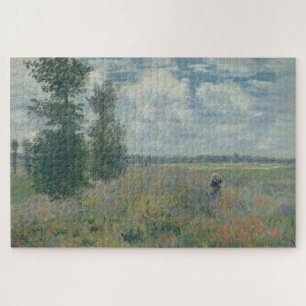 Claude Monet’s Poppy Fields near Argenteuil (1875) Jigsaw Puzzle