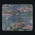 Claude Monet’s Water Lilies Cutting Board<br><div class="desc">This painting is one a series of oil paintings by French Impressionist Claude Monet (1840–1926) depicting Monet's flower garden at Giverny and were the main focus of Monet's artistic production during the last thirty years of his life.</div>