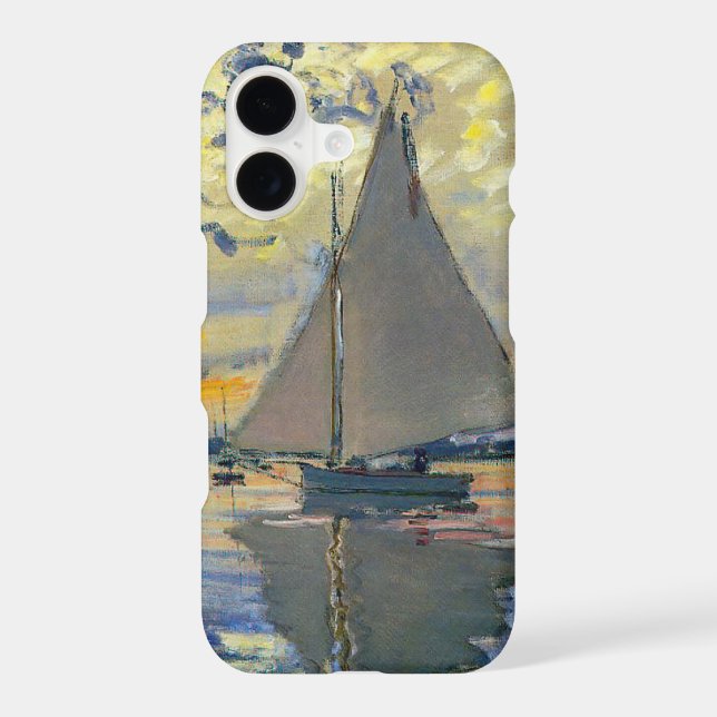Claude Monet - Sailboat at Le Petit-Gennevilliers (Back)