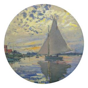 Claude Monet - Sailboat at Le Petit-Gennevilliers Eraser