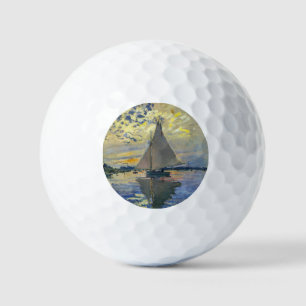 Claude Monet - Sailboat at Le Petit-Gennevilliers Golf Balls