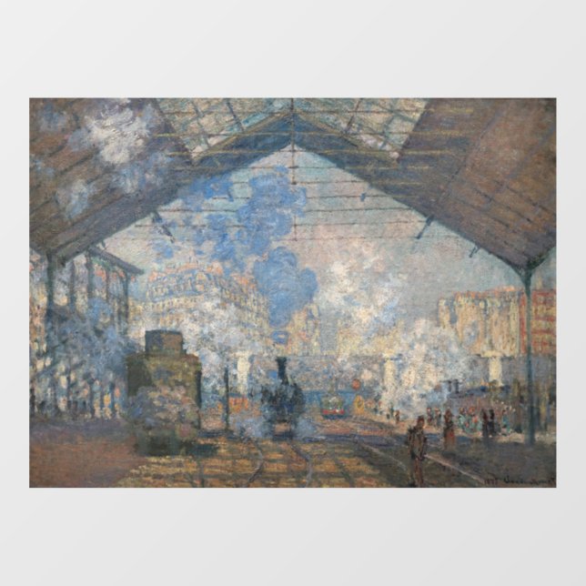 Claude Monet - Saint-Lazare Station exterior view (Sheet)