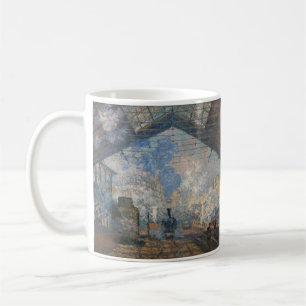 Claude Monet - Saint-Lazare Station exterior view Coffee Mug