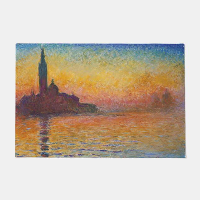 Claude Monet - San Giorgio Maggiore at Dusk Doormat (Front)