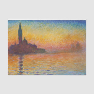 Claude Monet - San Giorgio Maggiore at Dusk Tissue Paper