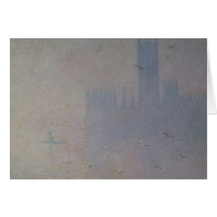 Claude Monet   Seagulls over Houses of Parliament