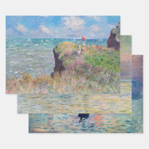 Claude Monet - Seascape Masterpieces Selection Wrapping Paper Sheet