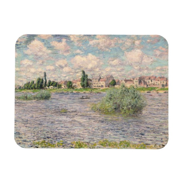 Claude Monet | Seine at Lavacourt Magnet (Horizontal)