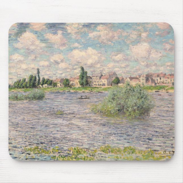 Claude Monet | Seine at Lavacourt Mouse Pad (Front)