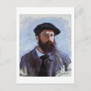Claude Monet Self-Portrait postcard