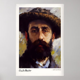 Claude Monet Self Portrait Wall Art