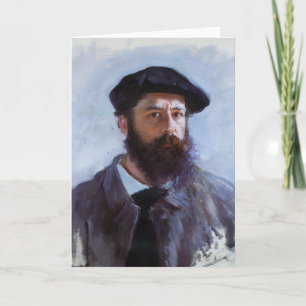 Claude Monet, Self-Portrait with a Beret, Card
