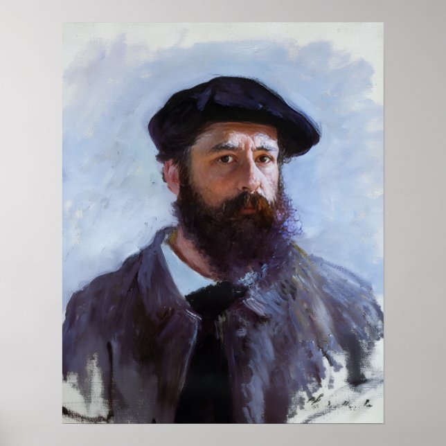 Claude Monet, Self-Portrait with a Beret, Poster (Front)