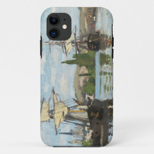 Claude Monet Ships Riding on the Seine at Rouen iPhone 11 Case