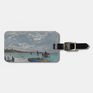 Claude Monet Sky Clouds Boats Ships Sea Ocean Luggage Tag