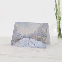 Claude Monet // Snow at Argenteuil