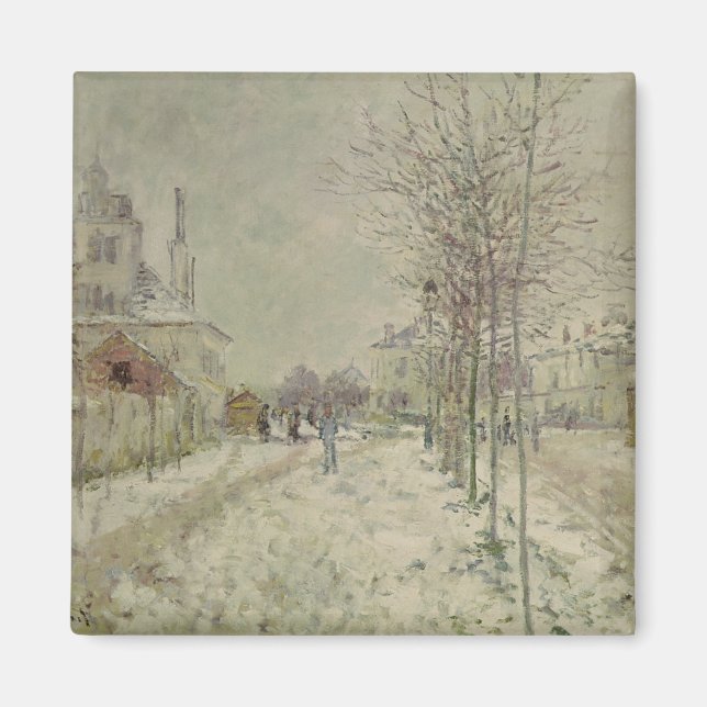 Claude Monet | Snow Effect Magnet (Front)
