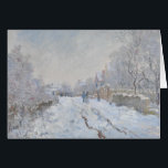 Claude Monet - Snow Scene at Argenteuil<br><div class="desc">Snow Scene at Argenteuil by Claude Monet,  1875. Oil on canvas.</div>