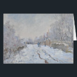 Claude Monet - Snow Scene at Argenteuil<br><div class="desc">Snow Scene at Argenteuil by Claude Monet,  1875. Oil on canvas.</div>