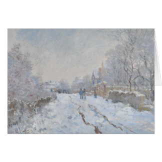 Claude Monet - Snow Scene at Argenteuil