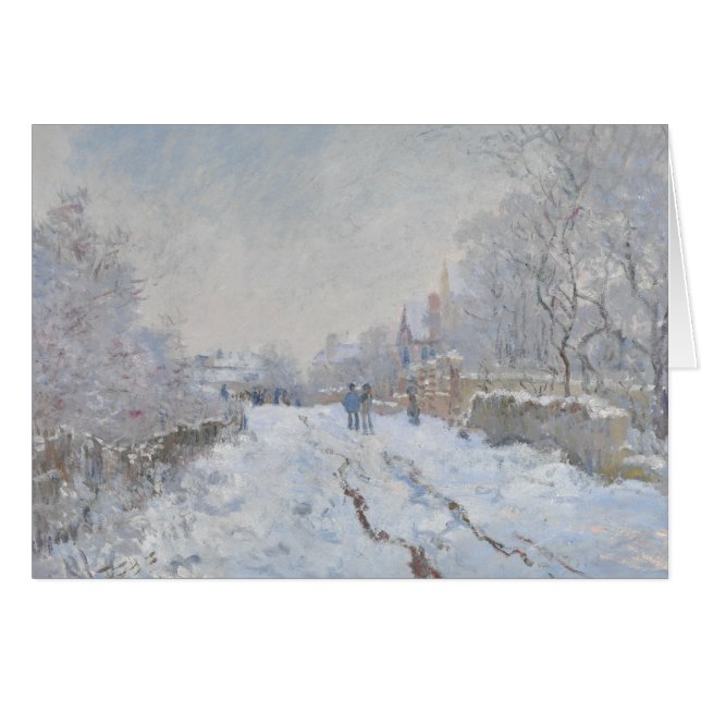 Claude Monet - Snow Scene at Argenteuil (Front Horizontal)