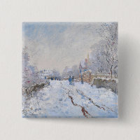 Claude Monet - Snow Scene at Argenteuil