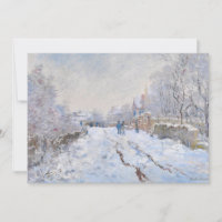 Claude Monet - Snow Scene at Argenteuil