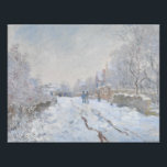 Claude Monet - Snow Scene at Argenteuil Photo Print<br><div class="desc">Snow Scene at Argenteuil by Claude Monet,  1875. Oil on canvas.</div>