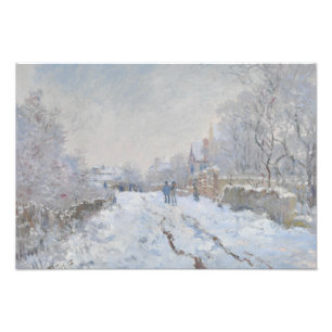 Claude Monet - Snow Scene at Argenteuil Photo Print