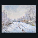 Claude Monet - Snow Scene at Argenteuil Photo Print<br><div class="desc">Snow Scene at Argenteuil / Rue sous la neige,  Argenteuil - Claude Monet,  1875</div>