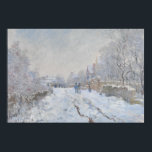 Claude Monet - Snow Scene at Argenteuil Poster<br><div class="desc">Snow Scene at Argenteuil by Claude Monet,  1875. Oil on canvas.</div>