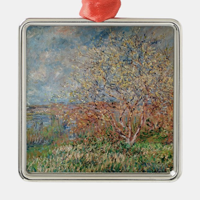 Claude Monet | Spring, 1880-82 Metal Ornament (Front)