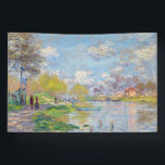 Claude Monet - Spring by the Seine Banner<br><div class="desc">Spring by the Seine - Claude Monet,  1875</div>