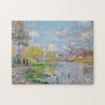 Claude Monet - Spring by the Seine Jigsaw Puzzle<br><div class="desc">Spring by the Seine - Claude Monet,  1875</div>