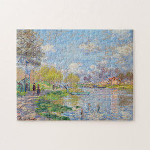 Claude Monet - Spring by the Seine Jigsaw Puzzle