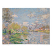 Claude Monet - Spring by the Seine