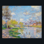 Claude Monet - Spring by the Seine Poster<br><div class="desc">Spring by the Seine - Claude Monet,  1875</div>