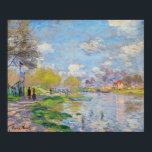 Claude Monet - Spring by the Seine Poster<br><div class="desc">Spring by the Seine - Claude Monet,  1875</div>