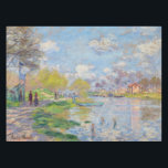 Claude Monet - Spring by the Seine Tablecloth<br><div class="desc">Spring by the Seine - Claude Monet,  1875</div>