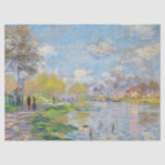 Claude Monet - Spring by the Seine Tissue Paper<br><div class="desc">Spring by the Seine - Claude Monet,  1875</div>