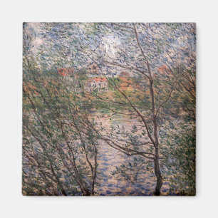 Claude Monet - Springtime through the branches Magnet