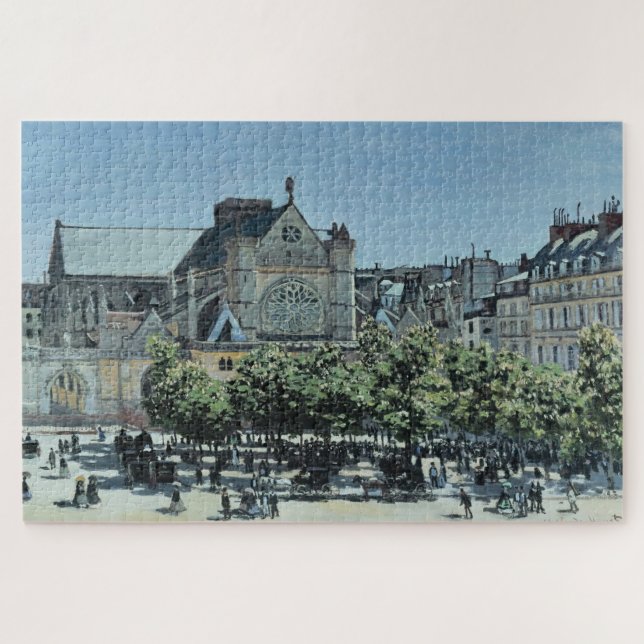 Claude Monet St. Germain l’Auxerrois Jigsaw Puzzle (Horizontal)