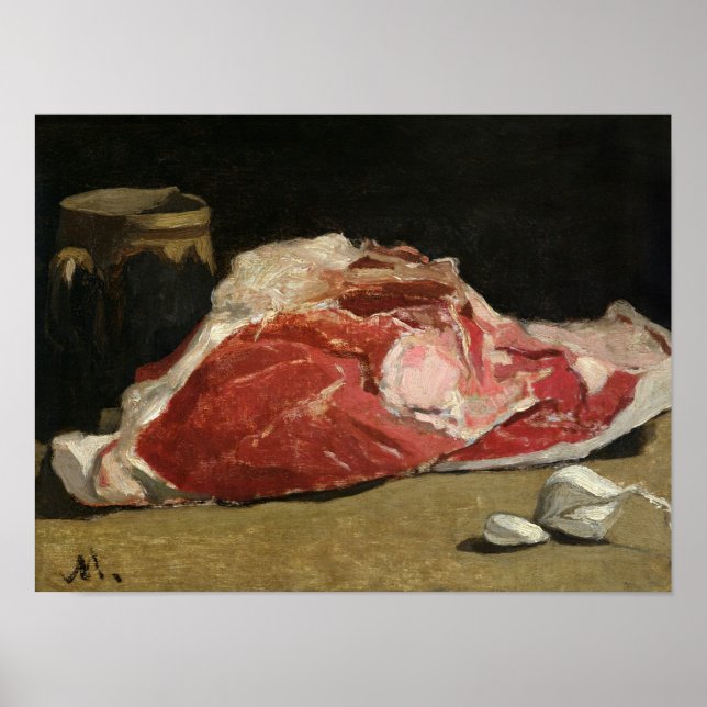 Claude Monet | Still Life, the Joint of Meat Poster (Front)