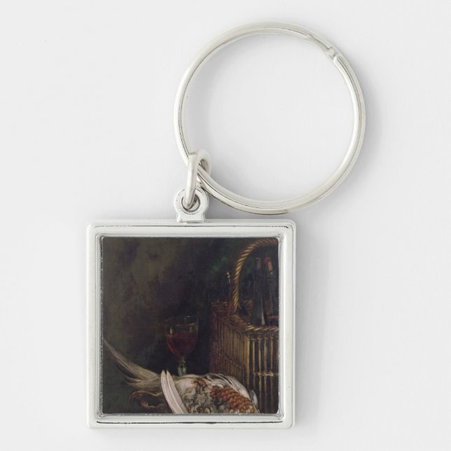 Claude Monet | Still Life with a Pheasant, c.1861 Key Ring (Front)