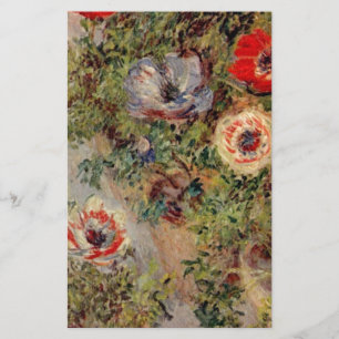 Claude Monet Still-Life with Anemone Destiny Gifts Stationery